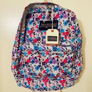 *NWT* Jansport Floral Backpack